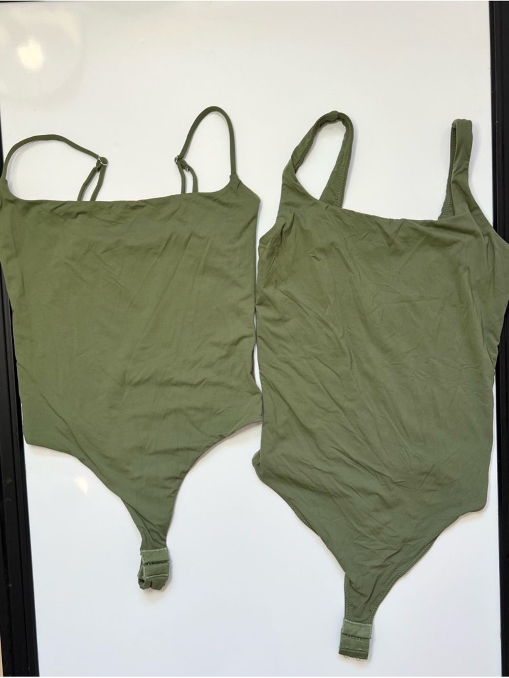 Suuksess Olive Green One-Piece Bodysuits Small